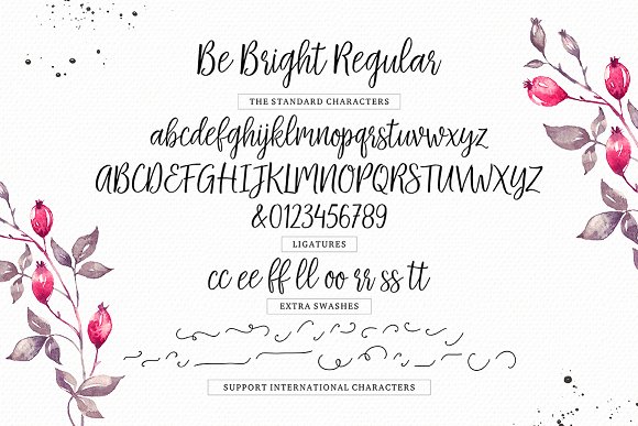Пример шрифта Be Bright Regular